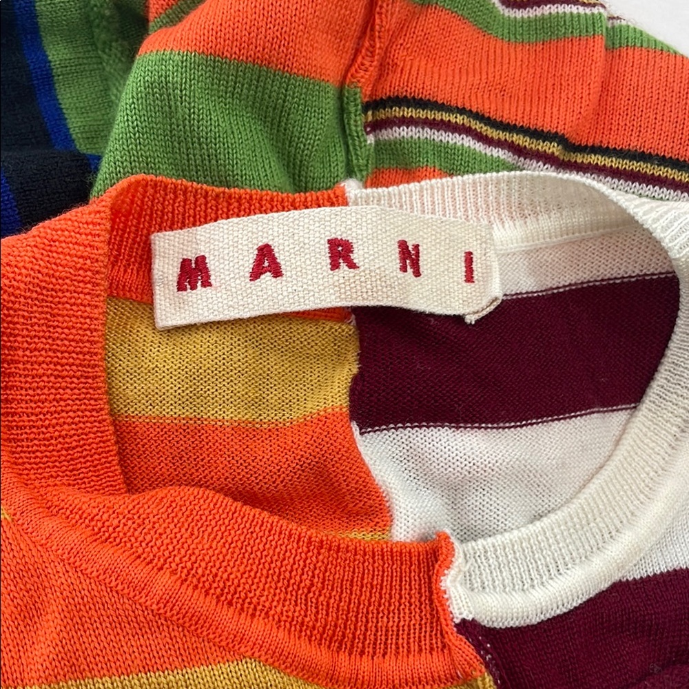 Marni Striped Midi Dress, 40 - Picture 5 of 11